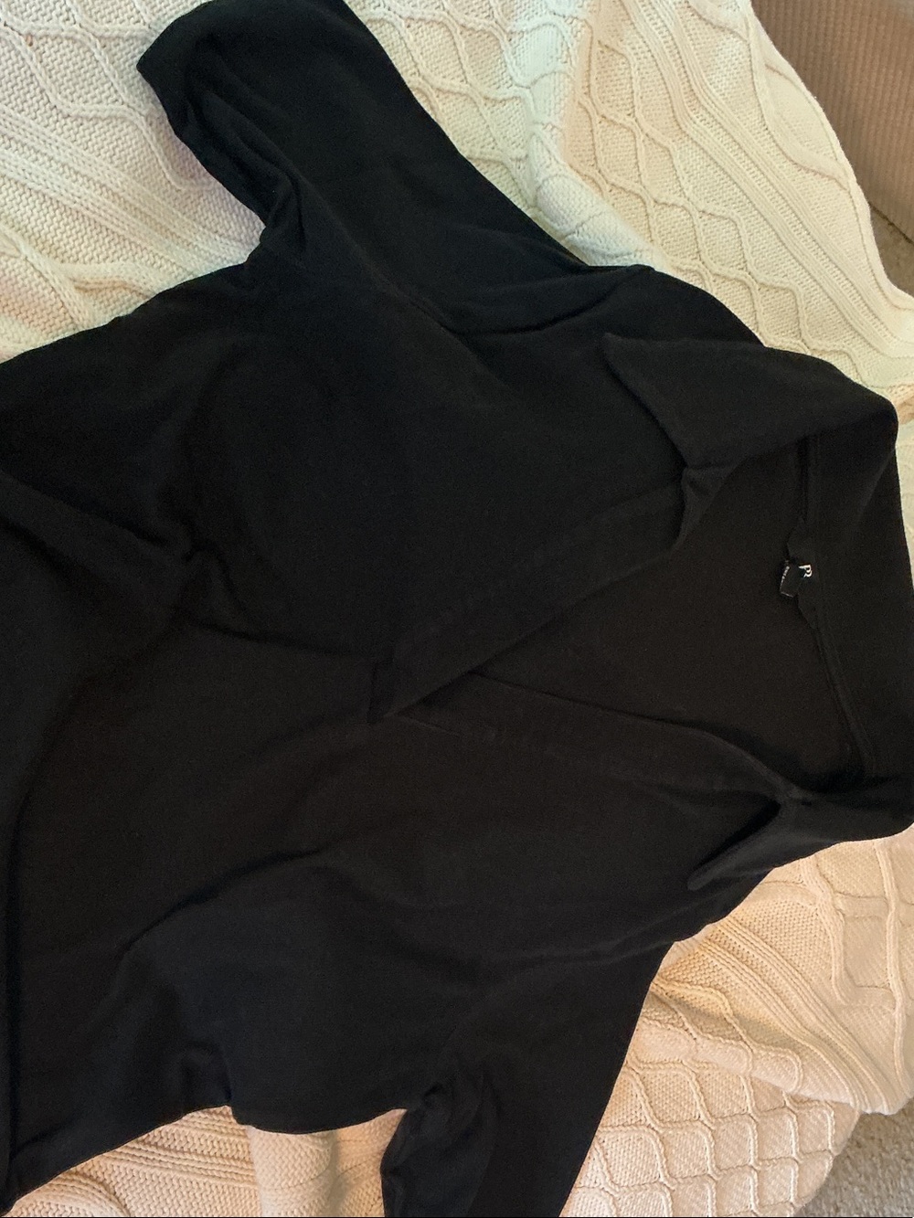 Banana Republic Black collared pullover